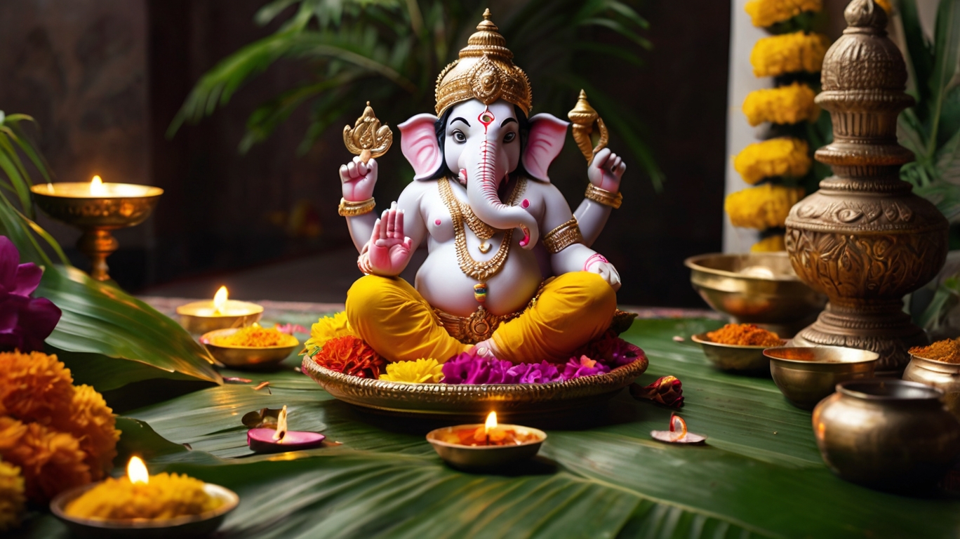 #Ganapathi Puja Vidhanam in Telugu